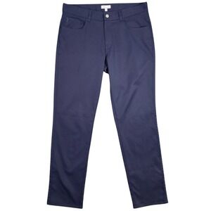Peter Millar EB66 Crown Sport Pants‎ Mens 34x32 Navy Blue Performance 5 Pocket